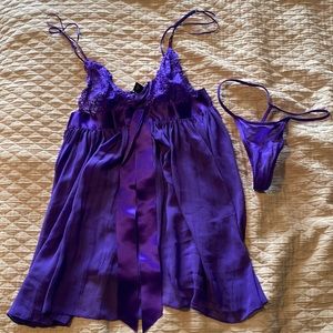 NWOT Victoria’s Secret Very Sexy Pleated Babydoll Lingerie